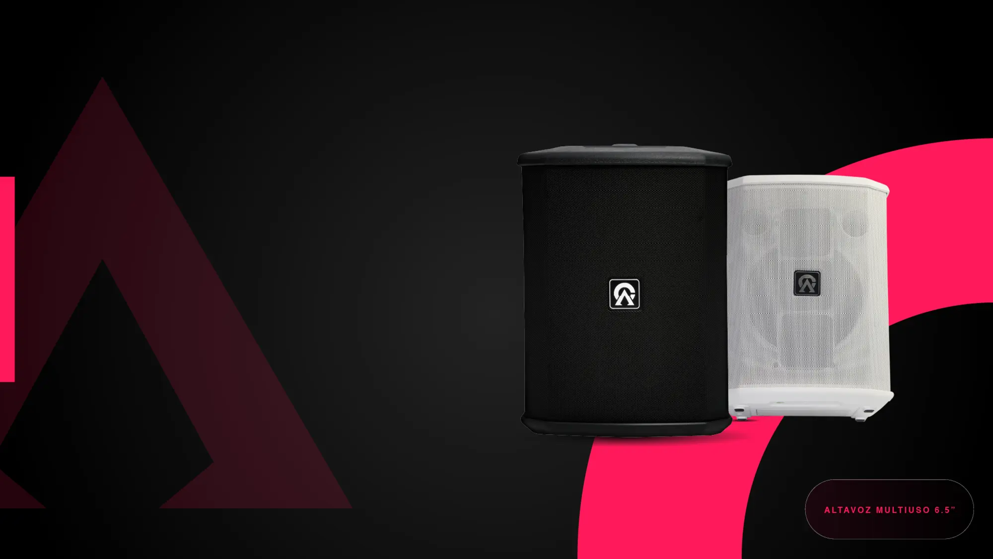 M4T, altavoz multiuso de 6.5 pulgadas en negro y blanco